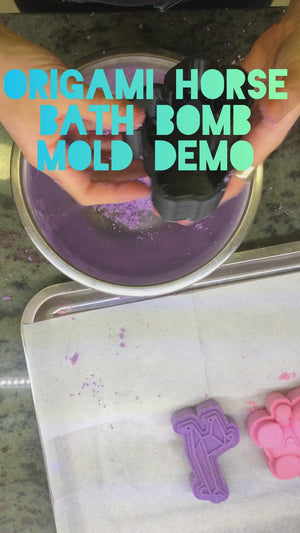 Origami Horse Bath Bomb Mold