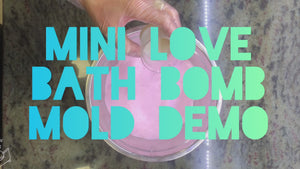 Mini LOVE (X10) Bath Bomb Mold