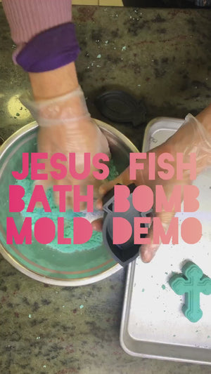 Jesus Fish Bath Bomb Mold