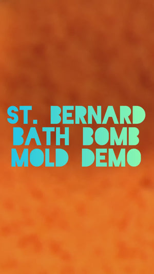 St. Bernard Dog Bath Bomb Mold
