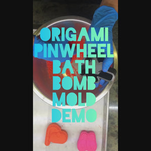 Origami Pinwheel Bath Bomb Mold