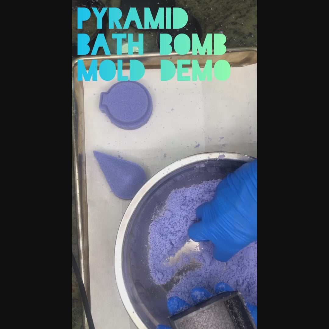 Pyramid Bath Bomb Mold - The Bath Time