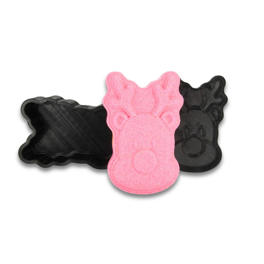Reindeer Bath Bomb Mold