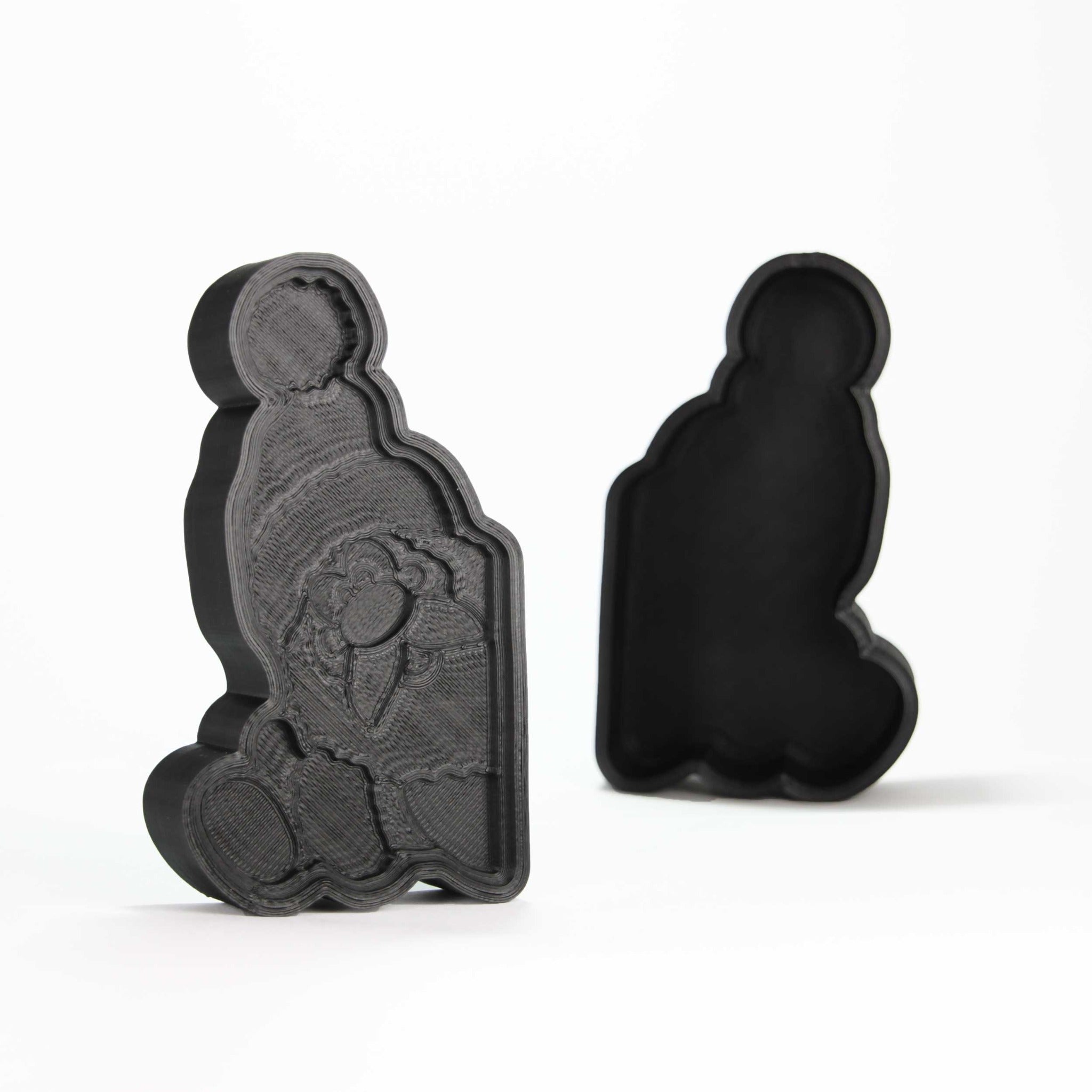 Santa Peeking Bath Bomb Mold - The Bath Time