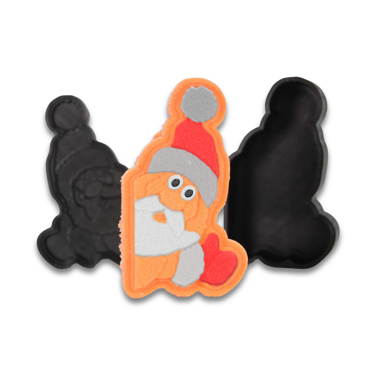 Santa Peeking Bath Bomb Mold