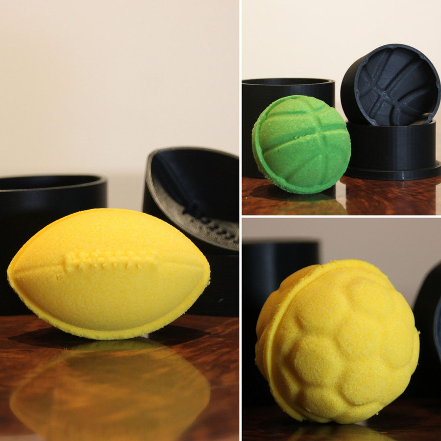 Sport Fans Bath Bomb Molds Set