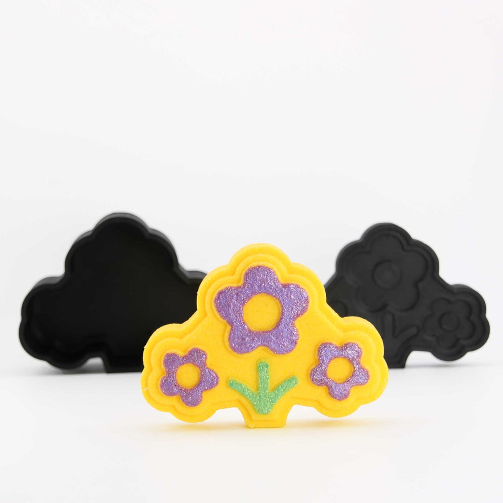 Three Flowers Bath Bomb Mold - The Bath Time