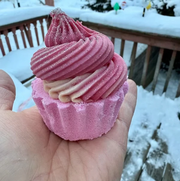 Bath bombs made with our molds