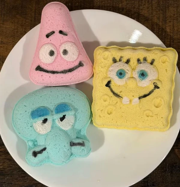 Bath bombs made with our molds